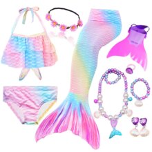 Mermaid Swimsid Monofin Swimming Cosplay Costume Mermaid Swimsid Monofin Swimming Cosplay Costume