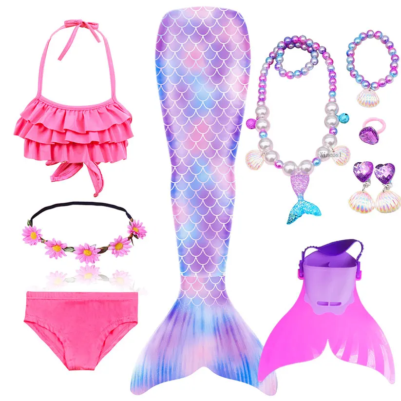 Mermaid Swimsid Monofin Swimming Cosplay Costume Mermaid Swimsid Monofin Swimming Cosplay Costume