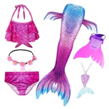 Mermaid Swimsid Monofin Swimming Cosplay Costume Mermaid Swimsid Monofin Swimming Cosplay Costume