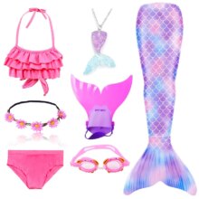 Mermaid Swimsid Monofin Swimming Cosplay Costume Mermaid Swimsid Monofin Swimming Cosplay Costume
