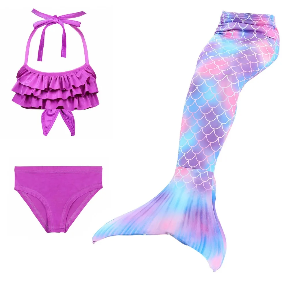 Mermaid Tails Swimming Suit Kawaii Costume For Girls