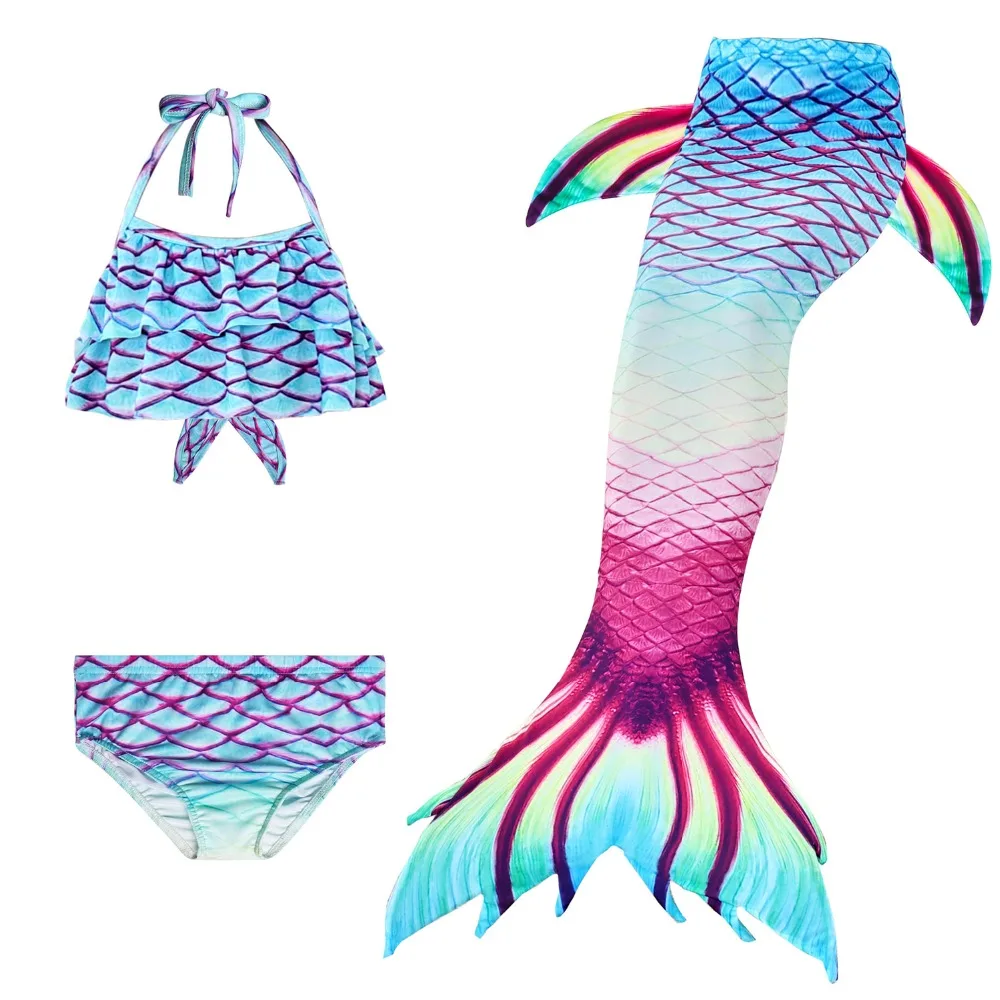 Mermaid Tails Swimming Suit Kawaii Costume For Girls