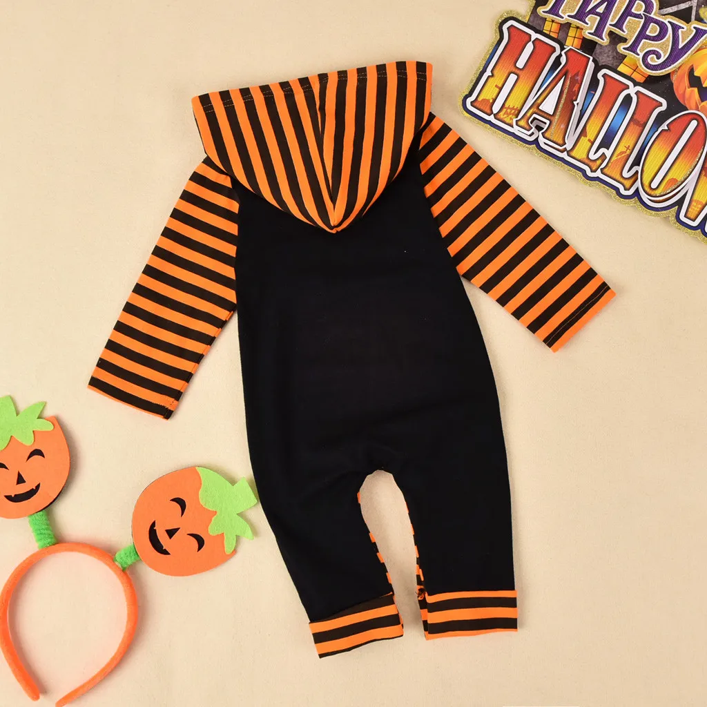 Kawaii Halloween Letter Toddler Infant Baby Hooded Costume
