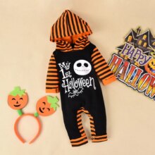 Kawaii Halloween Letter Toddler Infant Baby Hooded Costume Kawaii Halloween Letter Toddler Infant Baby Hooded Costume