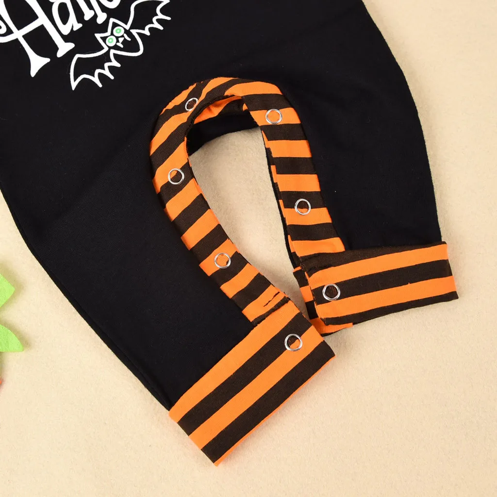 Kawaii Halloween Letter Toddler Infant Baby Hooded Costume