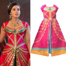 Pink Fuchsia Aladdin Jasmine Costume Outfit For Kids Pink Fuchsia Aladdin Jasmine Costume Outfit For Kids