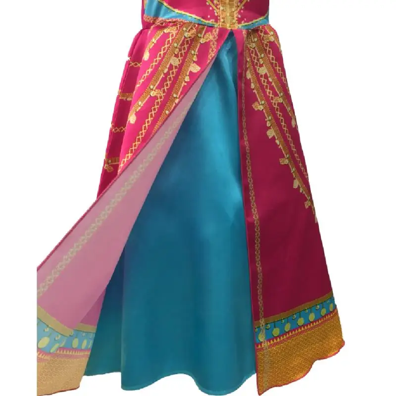 Pink Fuchsia Aladdin Jasmine Costume Outfit For Kids