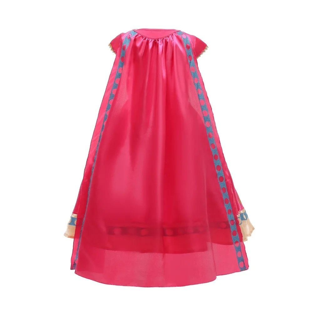 Pink Fuchsia Aladdin Jasmine Costume Outfit For Kids