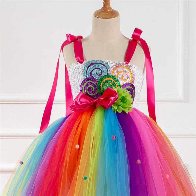 Rainbow Candy Cosplay Costume For Girls Rainbow Candy Cosplay Costume For Girls