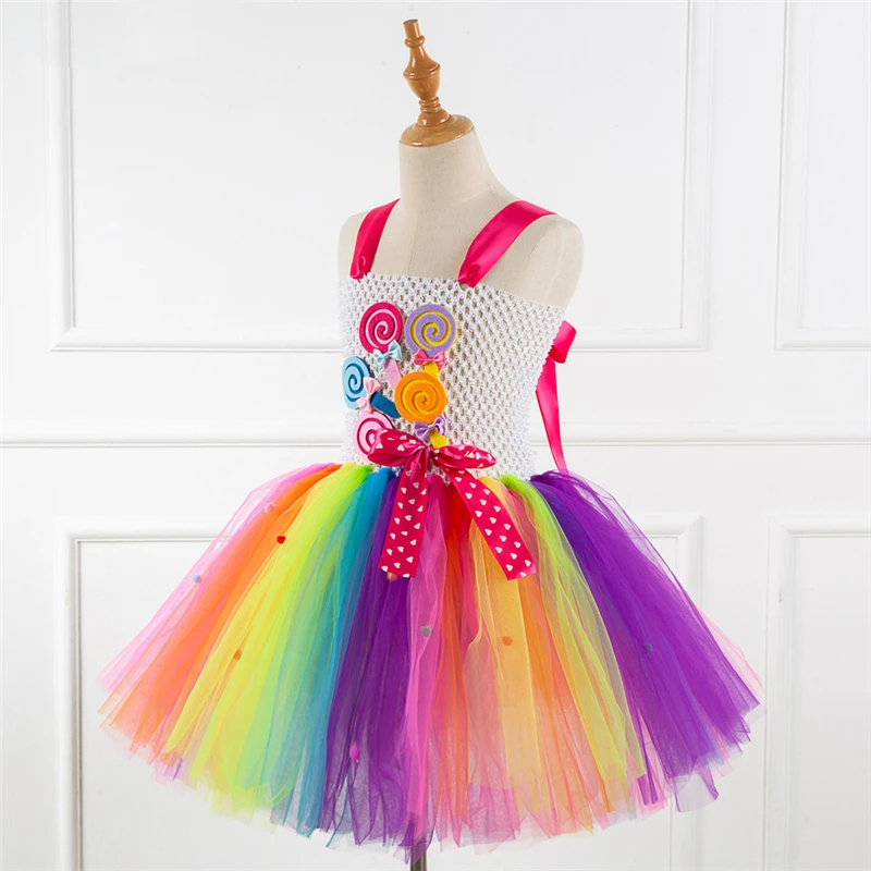 Rainbow Candy Cosplay Costume For Girls Rainbow Candy Cosplay Costume For Girls