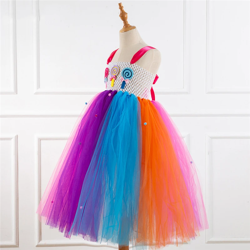 Rainbow Candy Cosplay Costume For Girls Rainbow Candy Cosplay Costume For Girls