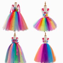 Rainbow Candy Cosplay Costume For Girls Rainbow Candy Cosplay Costume For Girls