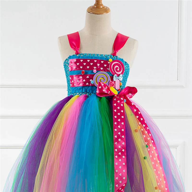 Rainbow Candy Cosplay Costume For Girls Rainbow Candy Cosplay Costume For Girls