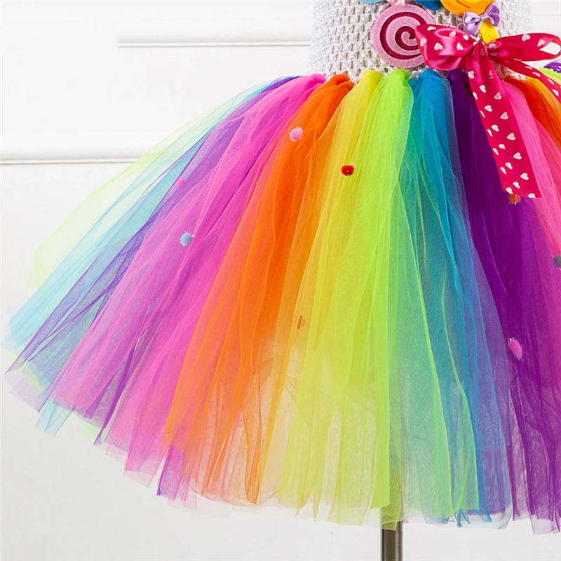 Rainbow Candy Cosplay Costume For Girls Rainbow Candy Cosplay Costume For Girls