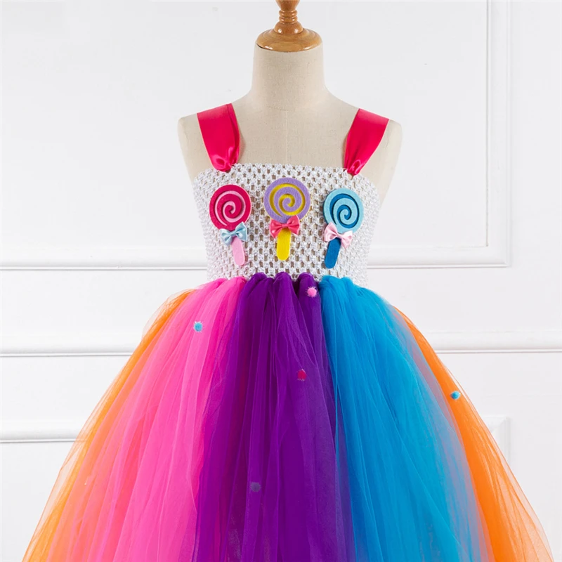 Rainbow Candy Cosplay Costume For Girls Rainbow Candy Cosplay Costume For Girls