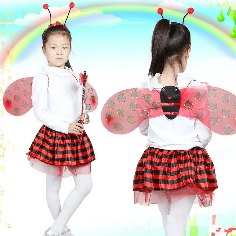 Kawaii Bee Ladybug Costumes Set For Kids