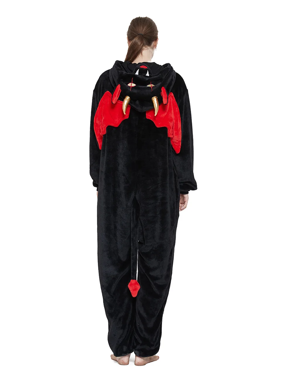 Kigurumi Onesies Devil Demon Sleepwear Unisex Pajamas Set