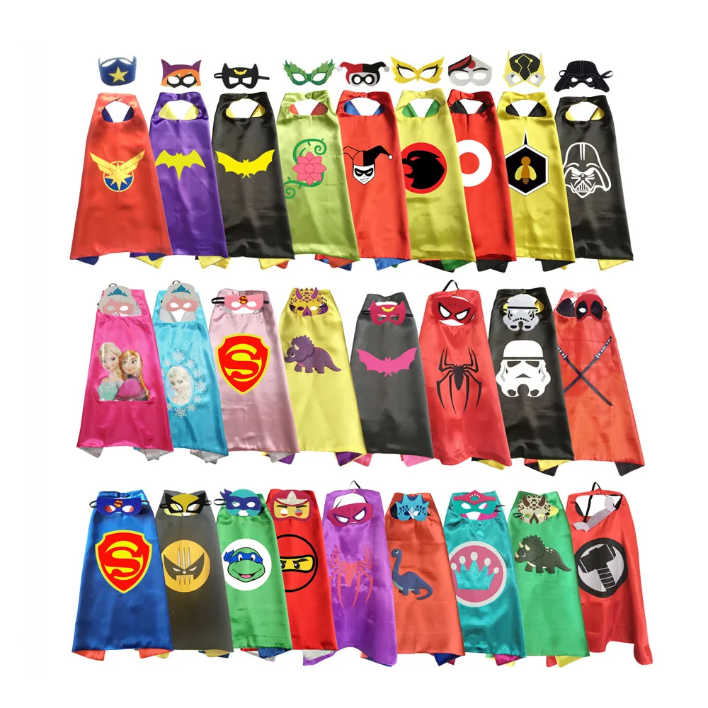Superhero Cloak Capes With Masks For Kids Superhero Cloak Capes With Masks For Kids