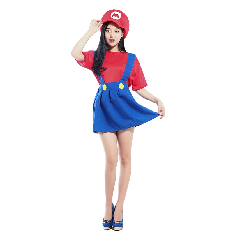 Super Mario Luigi Bros Dance Costume Set For Adults And Kids