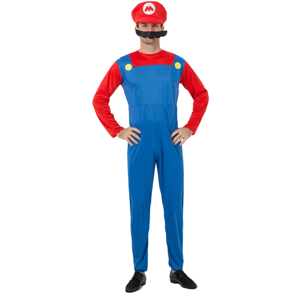 Super Mario Luigi Bros Dance Costume Set For Adults And Kids