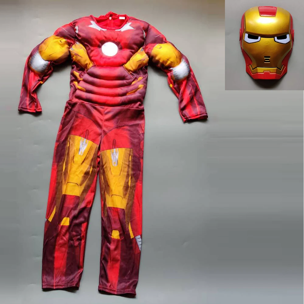 Infinity War Hero Iron Man Costume With Mask For Kids