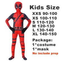Superhero Deadpool Costumes With Mask For Kids Superhero Deadpool Costumes With Mask For Kids