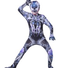 Superhero Venom Halloween Party Cosplay Costume Jumpsuit For Kids And Adults Superhero Venom Halloween Party Cosplay Costume Jumpsuit For Kids And Adults