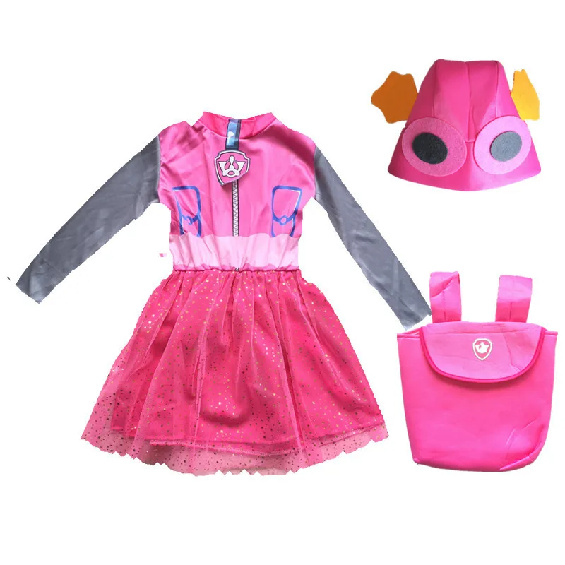 Paw Patrol Cosplay Costume For Kids Halloween Party - Marshall Chase Skye Cosplay Costume Paw Patrol Cosplay Costume For Kids Halloween Party - Marshall Chase Skye Cosplay Costume