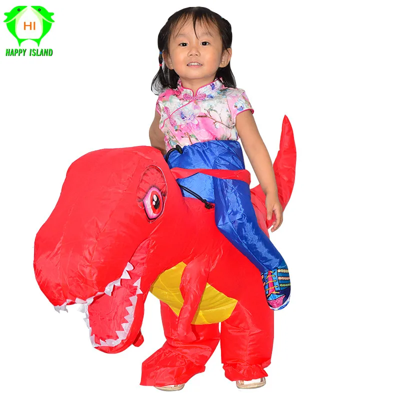 Dinosaur T-Rex Ride Costume For Halloween Birthday Carnival