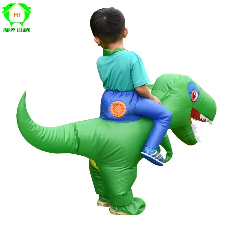 Dinosaur T-Rex Ride Costume For Halloween Birthday Carnival