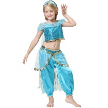 Jasmine Princess Dance Dress Cosplay Costume For Kids & Adults Halloween Party Set Jasmine Princess Dance Dress Cosplay Costume For Kids & Adults Halloween Party Set