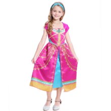 Jasmine Princess Dance Dress Cosplay Costume For Kids & Adults Halloween Party Set Jasmine Princess Dance Dress Cosplay Costume For Kids & Adults Halloween Party Set
