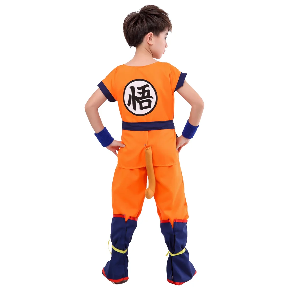 Anime Dragon Ball Z Suit Clothes Son Goku Cosplay Costume Full Set For Adult & Kids Anime Dragon Ball Z Suit Clothes Son Goku Cosplay Costume Full Set For Adult & Kids