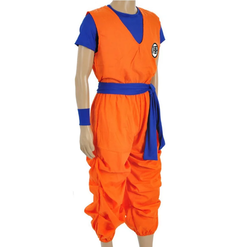 Anime Dragon Ball Z Suit Clothes Son Goku Cosplay Costume Full Set For Adult & Kids Anime Dragon Ball Z Suit Clothes Son Goku Cosplay Costume Full Set For Adult & Kids
