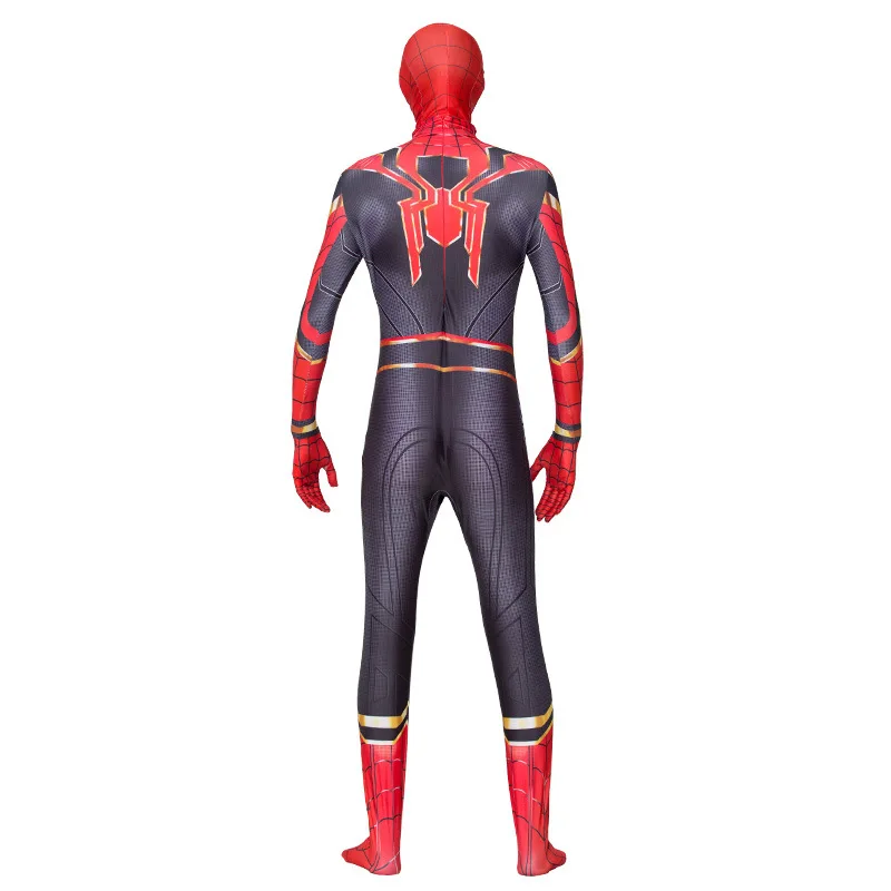 Spiderman Jumpsuit Cosplay Costume For Kids & Adults