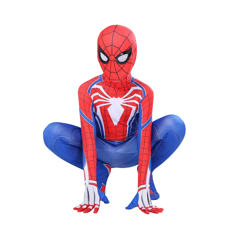 Spiderman Jumpsuit Cosplay Costume For Kids & Adults