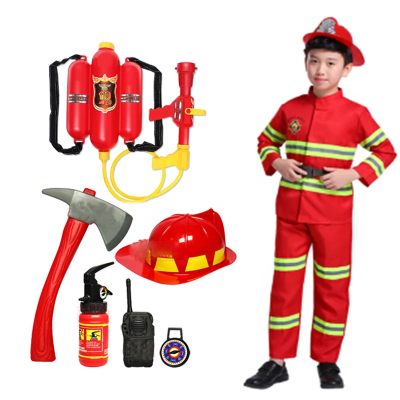Sam Fireman Work Clothing Suit Costume