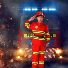 Sam Fireman Work Clothing Suit Costume Sam Fireman Work Clothing Suit Costume