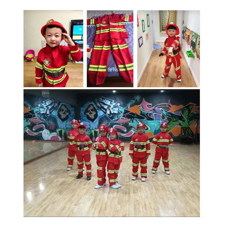 Sam Fireman Work Clothing Suit Costume
