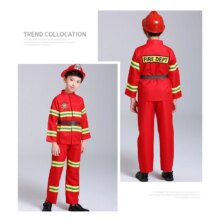 Sam Fireman Work Clothing Suit Costume Sam Fireman Work Clothing Suit Costume