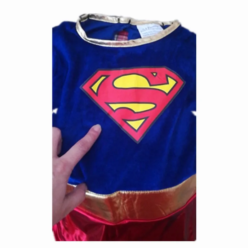 Adult Superwoman Dress & Shoe Covers Costumes For Girls Adult Superwoman Dress & Shoe Covers Costumes For Girls
