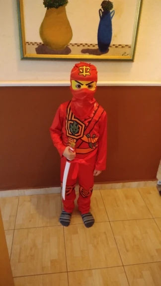 Ninja Superhero Jumpsuit Set Costume For Kids