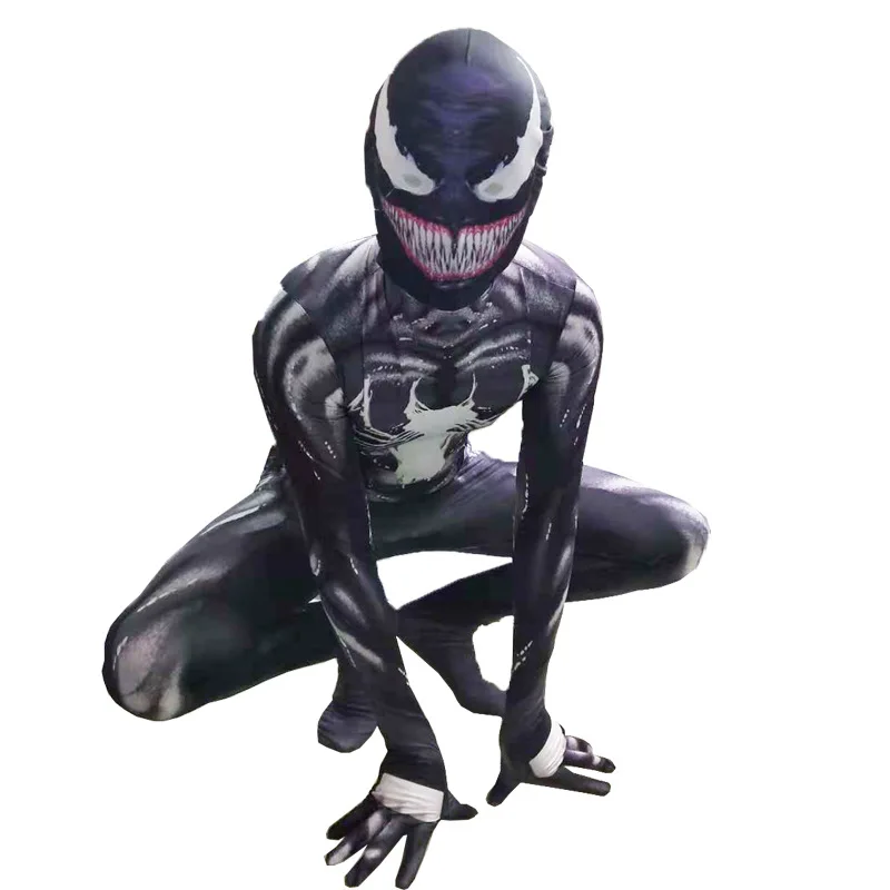 Superhero Venom Spider-Boy Suit Costume For Adult Superhero Venom Spider-Boy Suit Costume For Adult