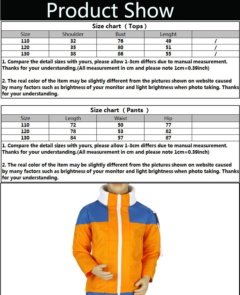 Naruto Uzumaki Anime Costume For Kids Naruto Uzumaki Anime Costume For Kids