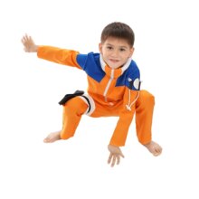 Naruto Uzumaki Anime Costume For Kids Naruto Uzumaki Anime Costume For Kids