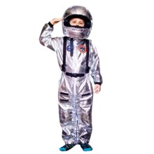 Astronaut Silver Spaceman Jumpsuit Fancy Costume For Kids Astronaut Silver Spaceman Jumpsuit Fancy Costume For Kids