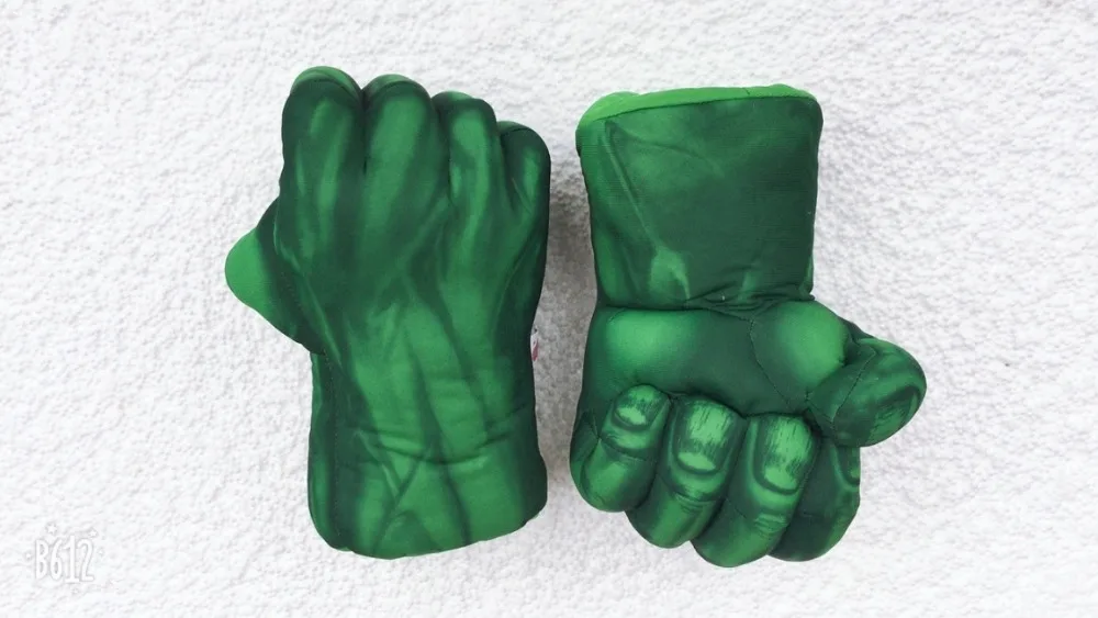 Hulk Muscle Costume Including Mask With Gloves