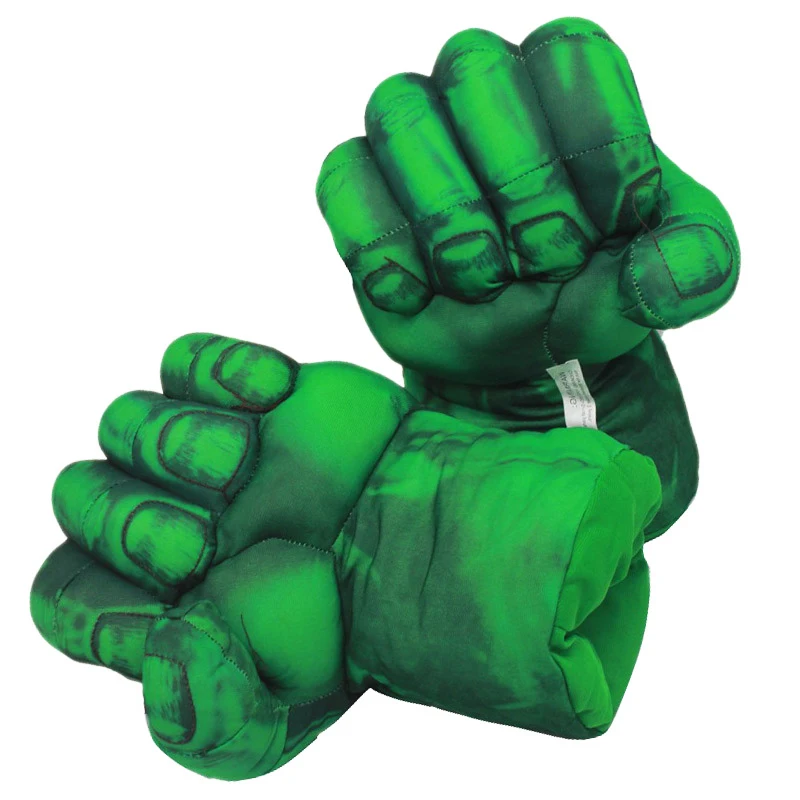 Hulk Muscle Costume Including Mask With Gloves