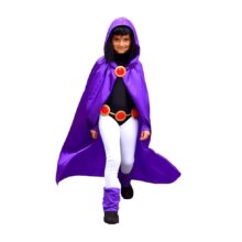 Dionysia Teen Titan Raven Carnival Dress Costume Dionysia Teen Titan Raven Carnival Dress Costume