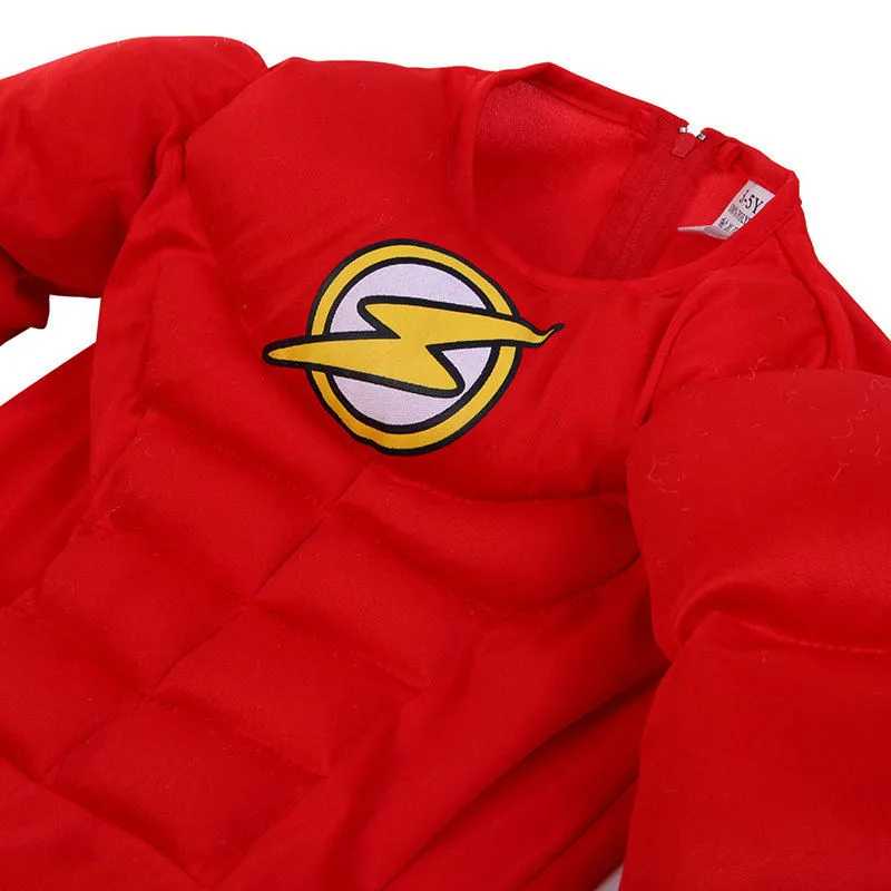 Superheroes Flash Muscle Fancy Costume For Kids Superheroes Flash Muscle Fancy Costume For Kids